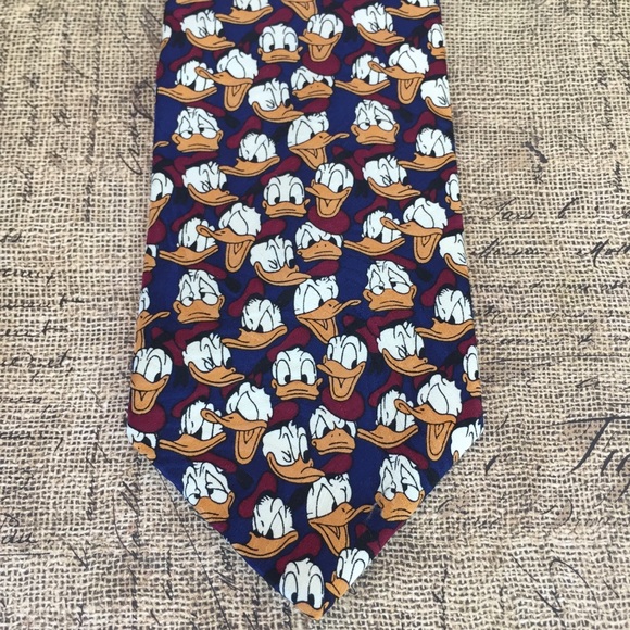 Disney Other - Donald Duck / Vintage Disney Silk Tie